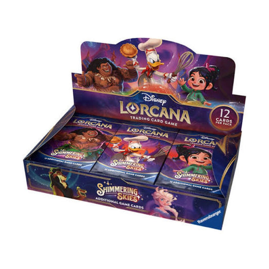 Disney Lorcana Shimmering Skies SET-05 booster display